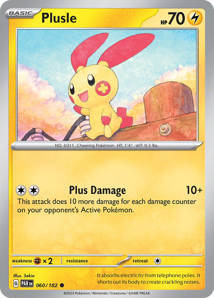 Plusle (060/182) [Scarlet & Violet: Paradox Rift] | Arkham Games and Comics