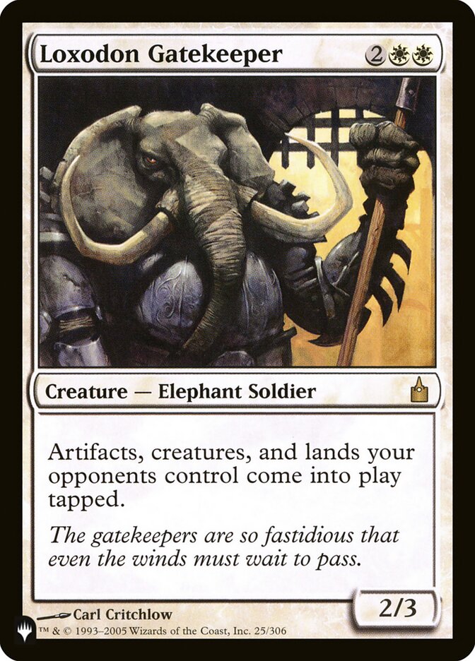 Loxodon Gatekeeper [The List] | Arkham Games and Comics