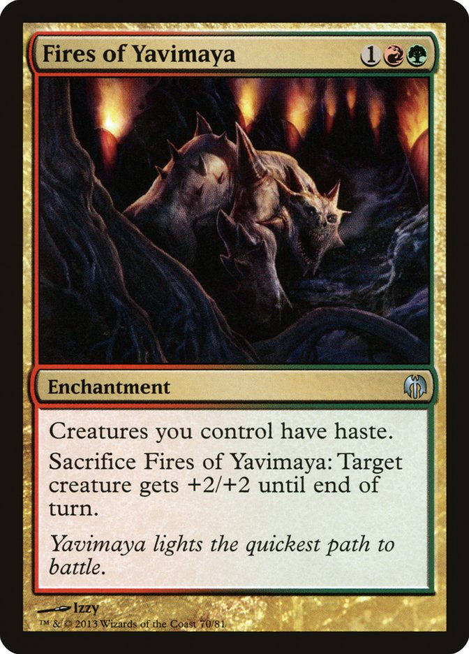 Fires of Yavimaya [Duel Decks: Heroes vs. Monsters] | Arkham Games and Comics