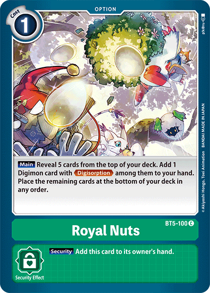 Royal Nuts [BT5-100] [Battle of Omni] | Arkham Games and Comics