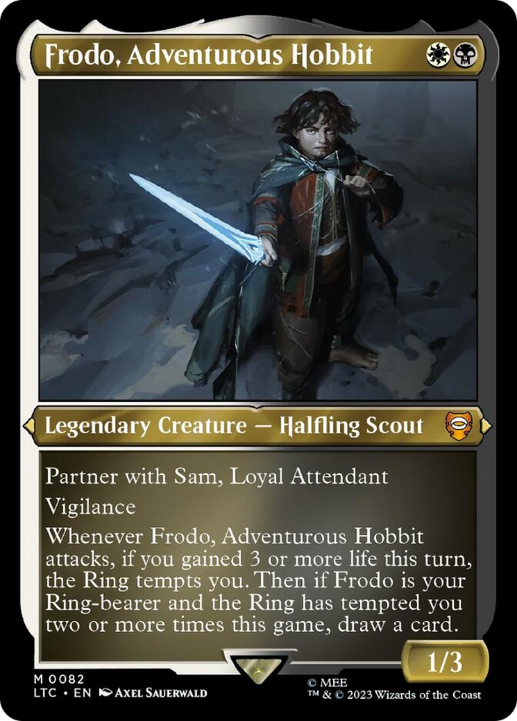 Frodo, Adventurous Hobbit (Display Commander) [The Lord of the Rings: Tales of Middle-Earth Commander] | Arkham Games and Comics