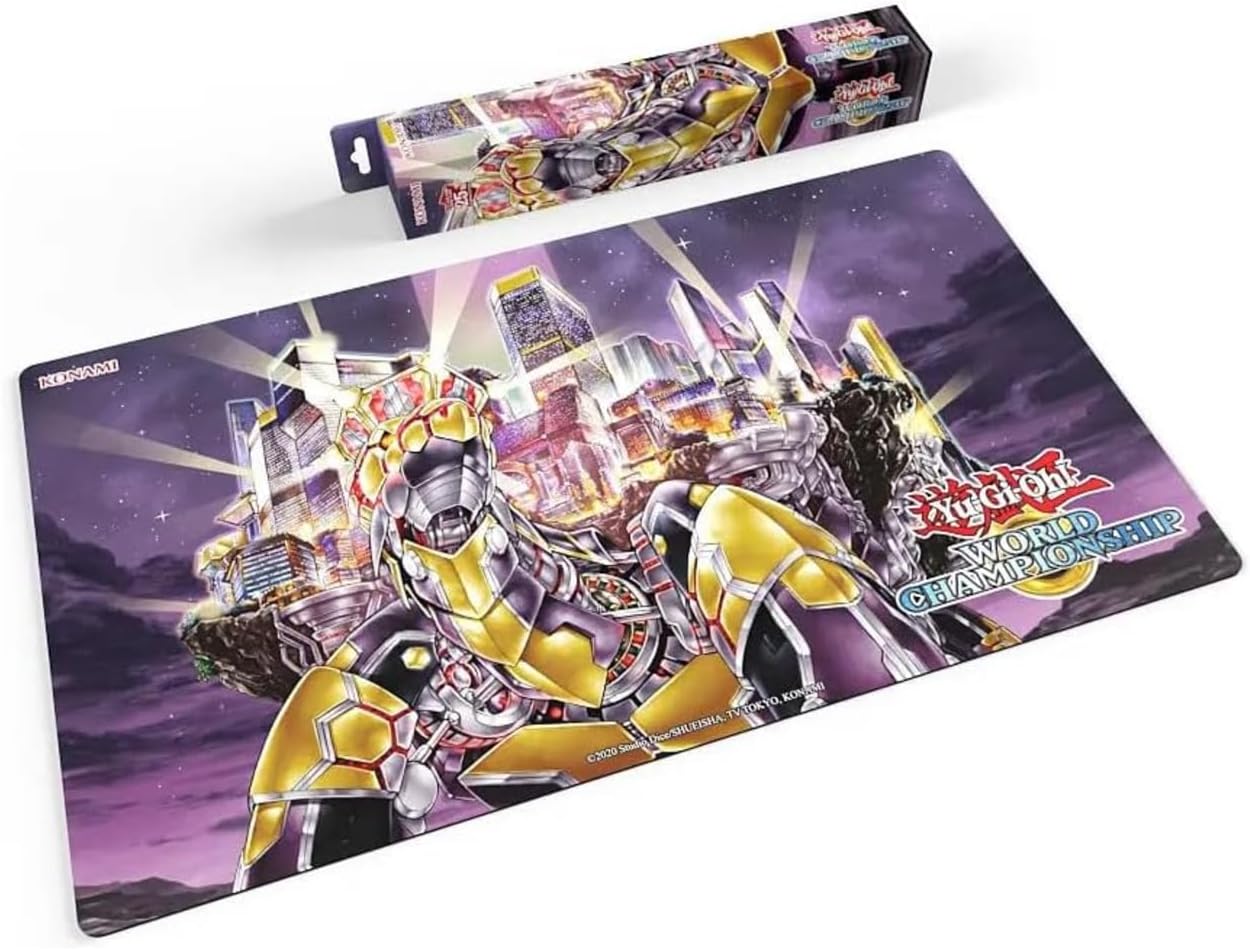 Yu-Gi-Oh! World Championship Commemorative Playmat: Grandopolis, The Eternal Golden City | Arkham Games and Comics