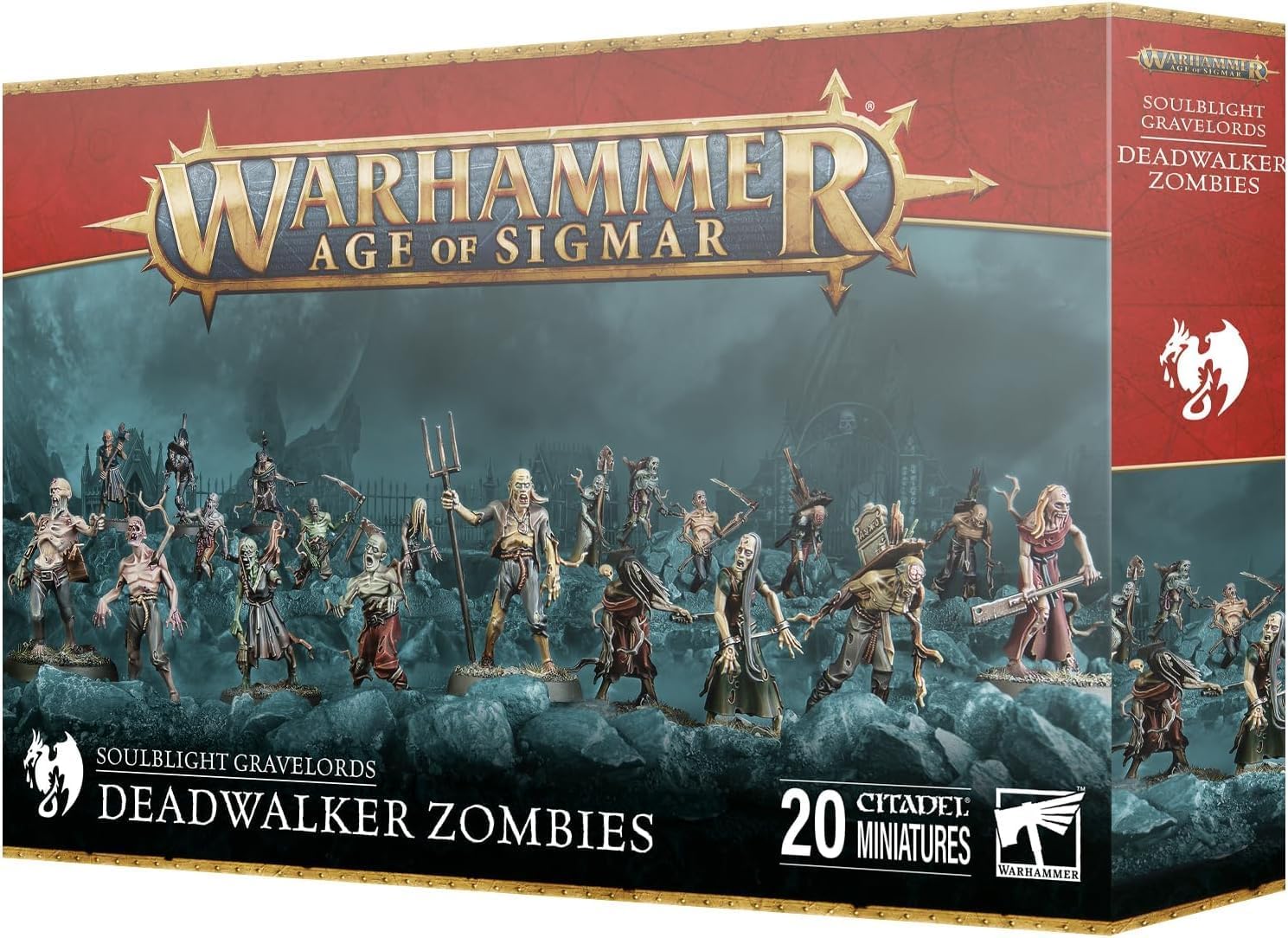Warhammer Age of Sigmar: Soulblight Gravelords Deadwalker Zombies | Arkham Games and Comics