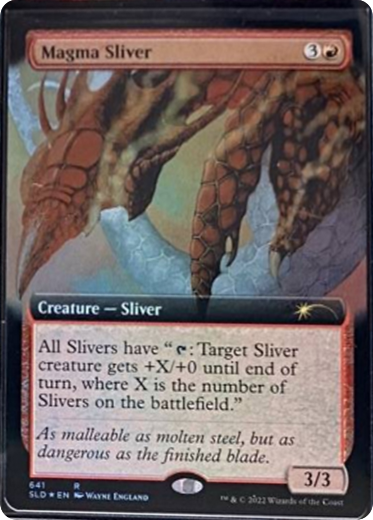 Magma Sliver (Extended Art) [Secret Lair Drop Series] | Arkham Games and Comics