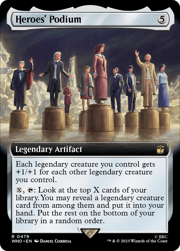 Heroes' Podium (Extended Art) [Doctor Who] | Arkham Games and Comics