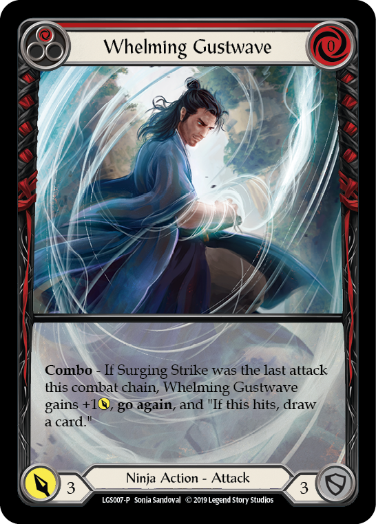 Whelming Gustwave (Red) [LGS007-P] (Promo)  1st Edition Normal | Arkham Games and Comics