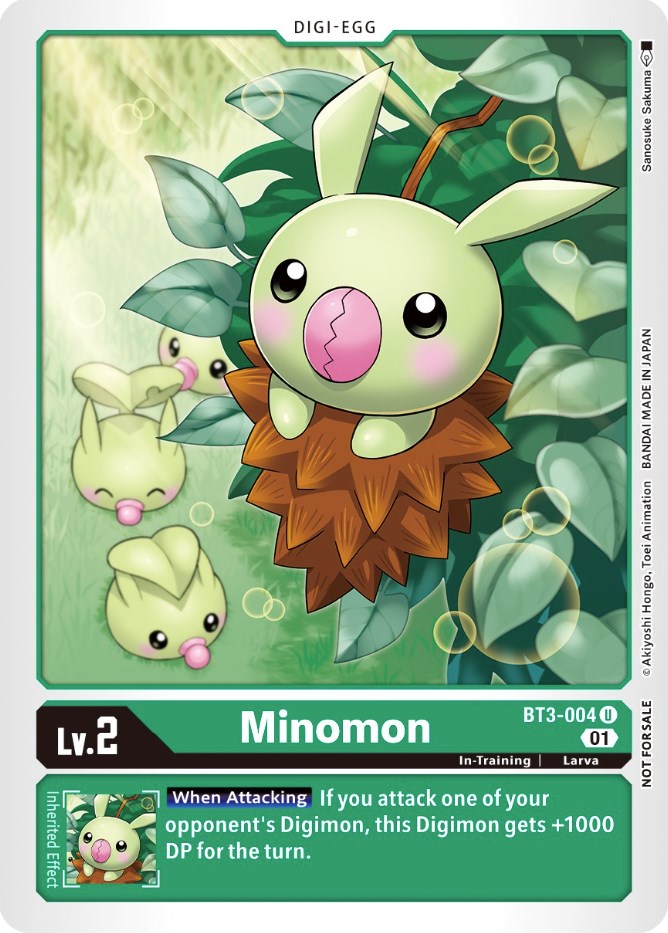 Minomon [BT3-004] (Winner Pack X Record) [Release Special Booster Promos] | Arkham Games and Comics