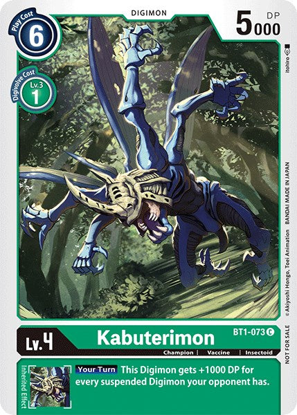 Kabuterimon [BT1-073] (Official Tournament Pack Vol.3) [Release Special Booster Promos] | Arkham Games and Comics
