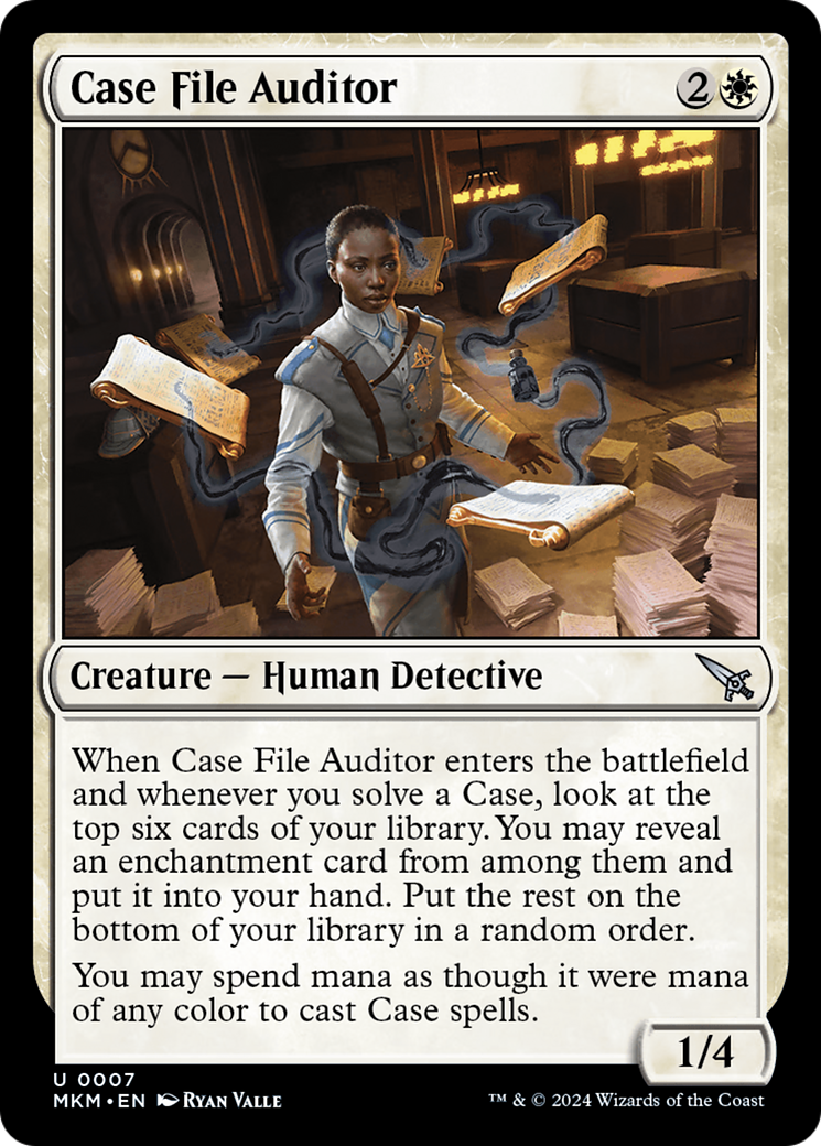 Case File Auditor (Black) [Murders at Karlov Manor] | Arkham Games and Comics