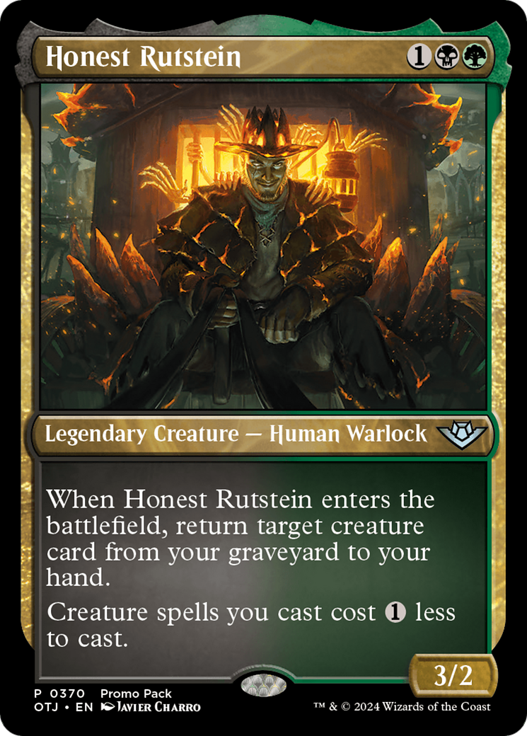 Honest Rutstein (Promo Pack) [Outlaws of Thunder Junction Promos] | Arkham Games and Comics