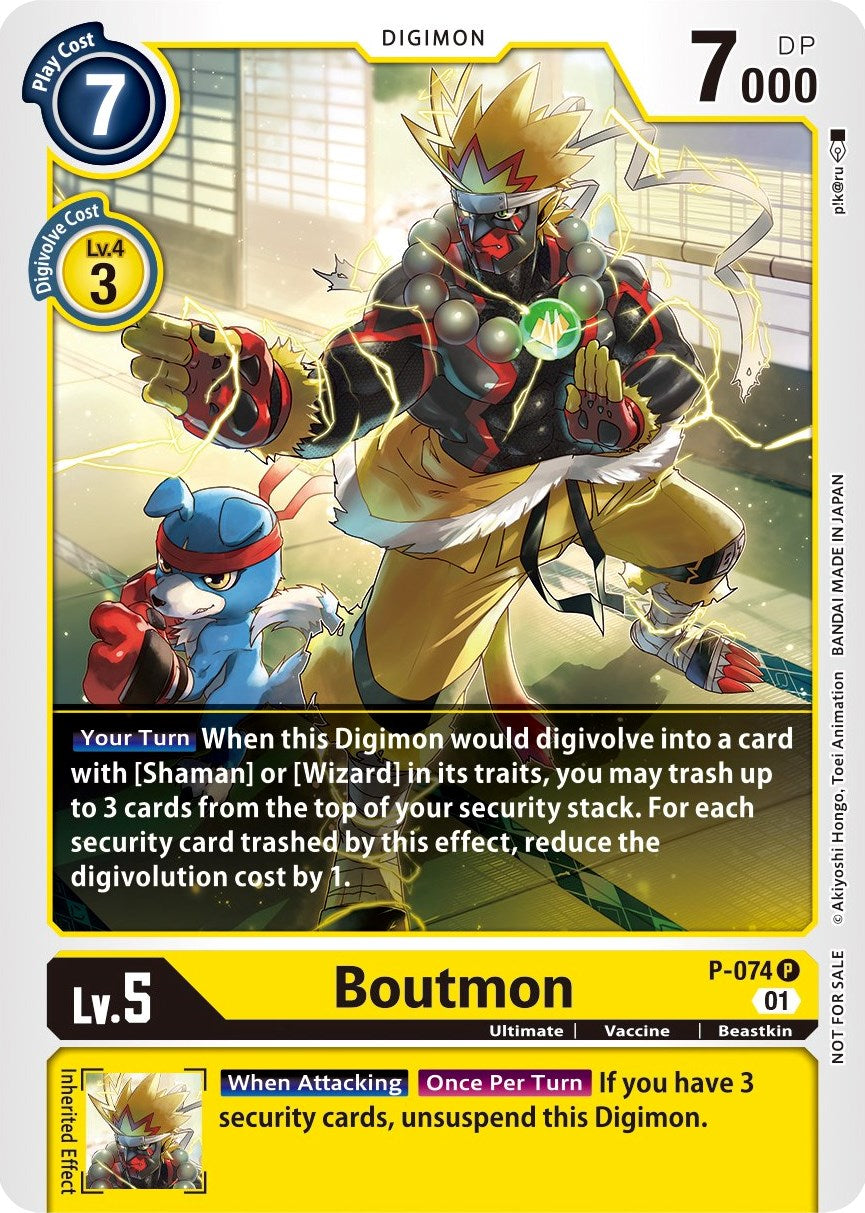 Boutmon [P-074] (Update Pack) [Promotional Cards] | Arkham Games and Comics