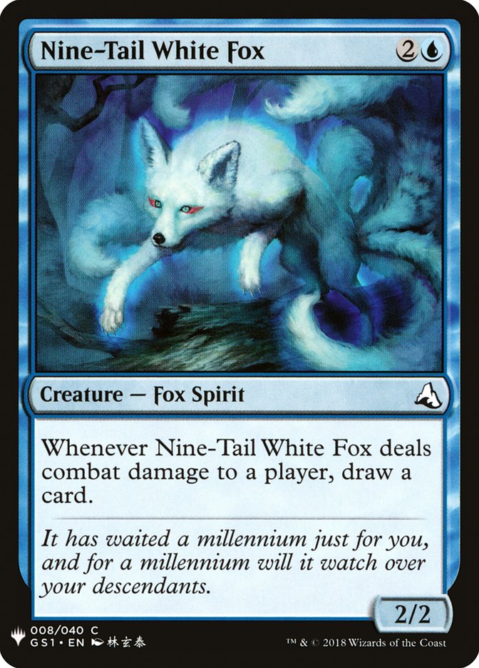 Nine-Tail White Fox [Mystery Booster] | Arkham Games and Comics