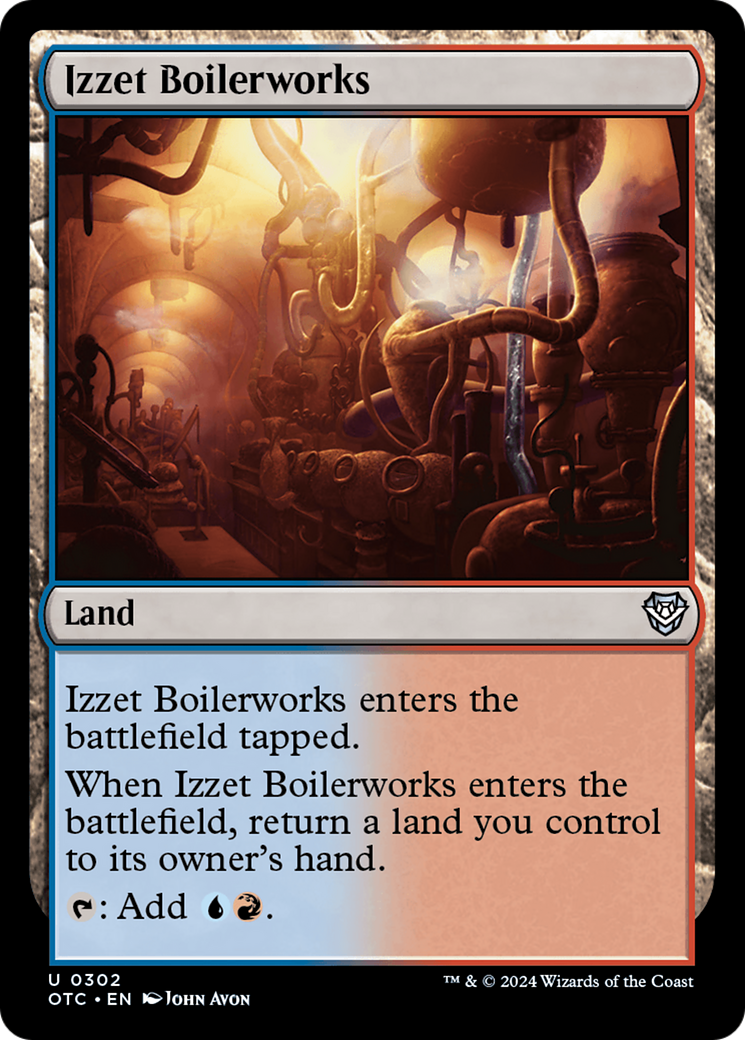 Izzet Boilerworks [Outlaws of Thunder Junction Commander] | Arkham Games and Comics