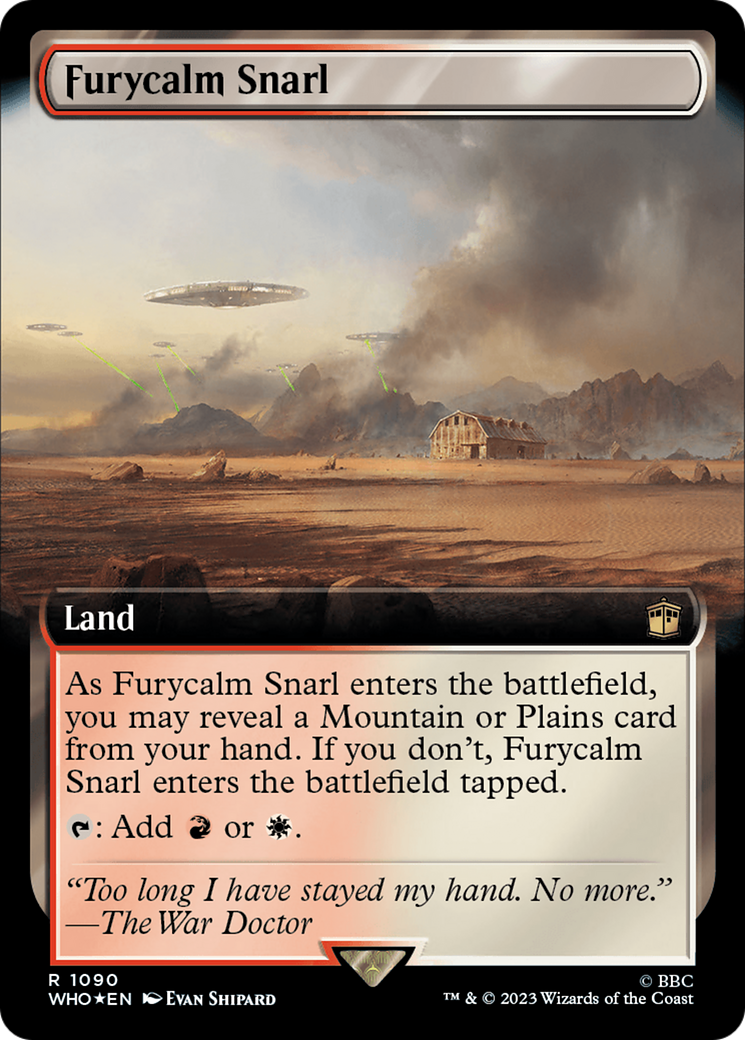 Furycalm Snarl (Extended Art) (Surge Foil) [Doctor Who] | Arkham Games and Comics