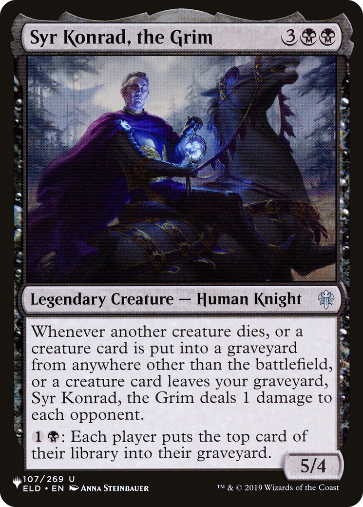 Syr Konrad, the Grim [The List] | Arkham Games and Comics