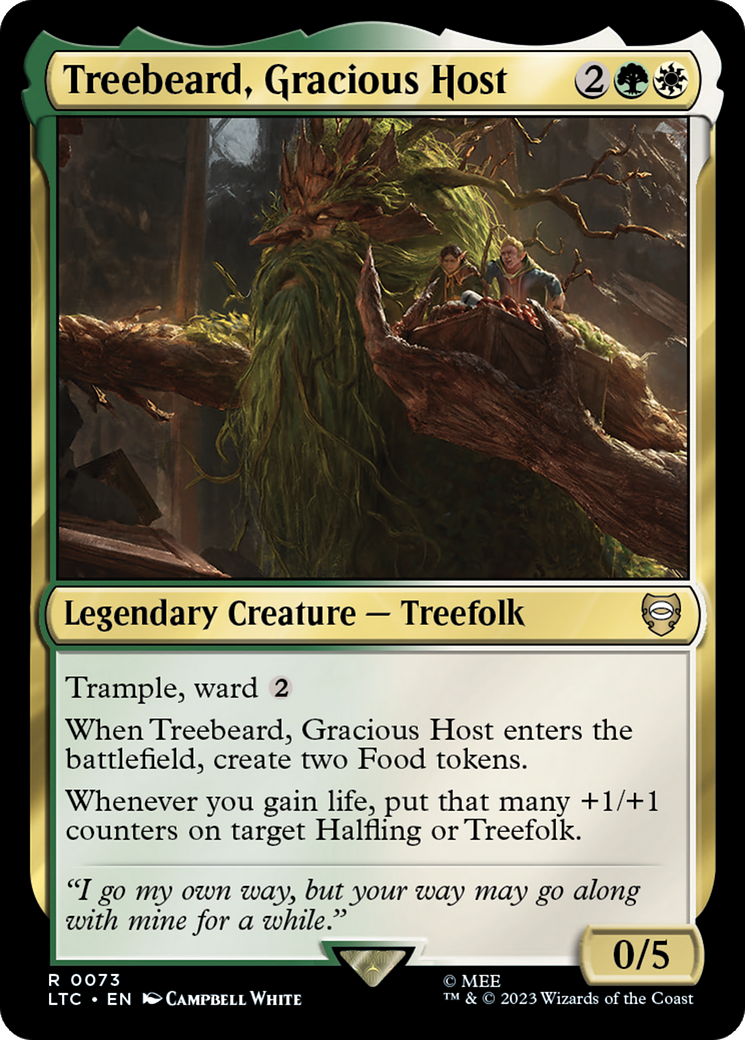 Treebeard, Gracious Host [The Lord of the Rings: Tales of Middle-Earth Commander] | Arkham Games and Comics