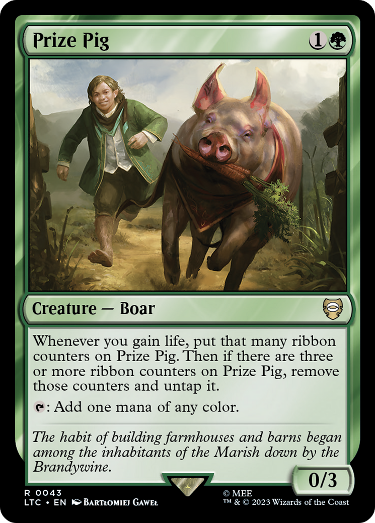 Prize Pig [The Lord of the Rings: Tales of Middle-Earth Commander] | Arkham Games and Comics