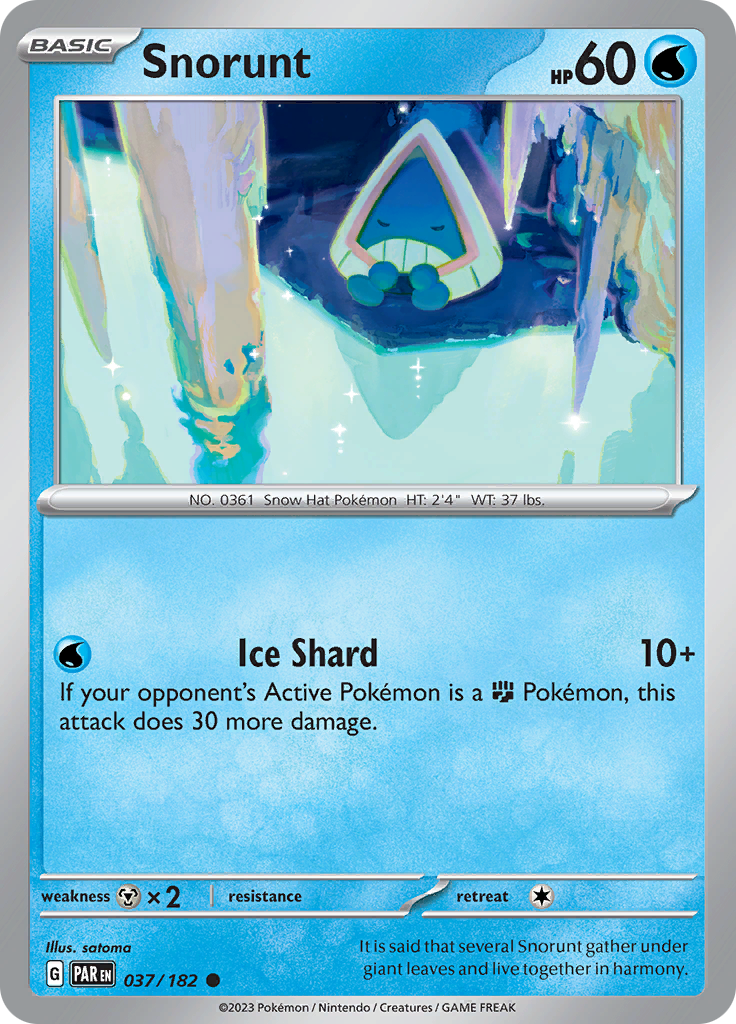 Snorunt (037/182) [Scarlet & Violet: Paradox Rift] | Arkham Games and Comics