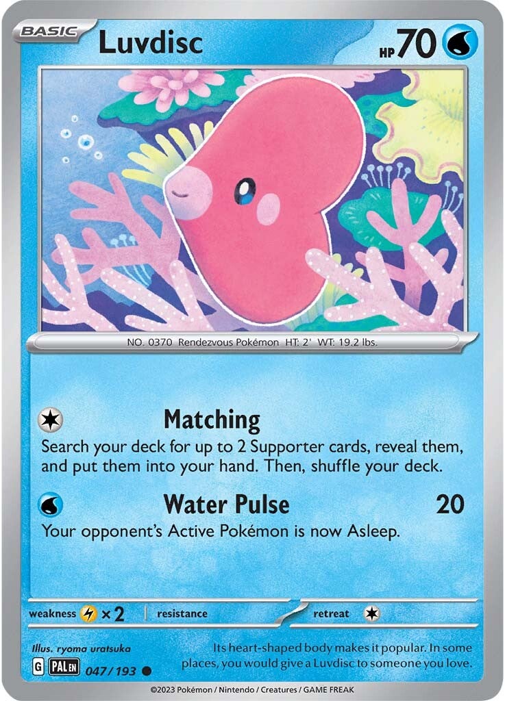 Luvdisc (047/193) [Scarlet & Violet: Paldea Evolved] | Arkham Games and Comics