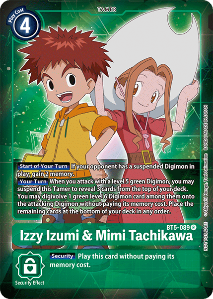 Izzy Izumi & Mimi Tachikawa [BT5-089] (Buy-A-Box Promo) [Battle of Omni] | Arkham Games and Comics