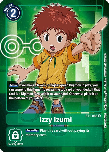 Izzy Izumi [BT1-088] (Official Tournament Pack Vol.3) [Release Special Booster Promos] | Arkham Games and Comics