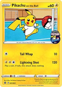 Pikachu on the Ball (001/005) [Miscellaneous Cards] | Arkham Games and Comics