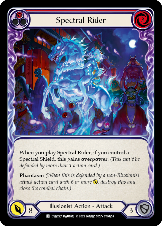 Spectral Rider (Red) [DYN227] (Dynasty) | Arkham Games and Comics