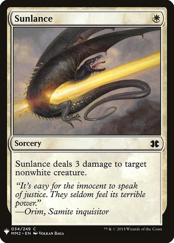 Sunlance [Mystery Booster] | Arkham Games and Comics