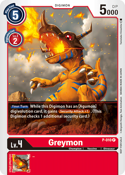 Greymon [P-010] [Promotional Cards] | Arkham Games and Comics