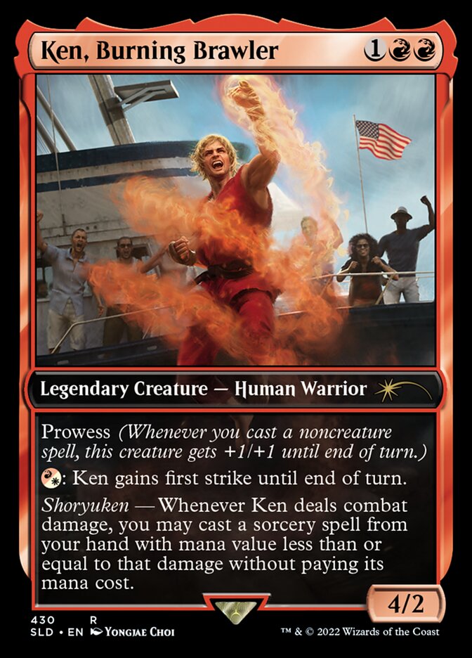 Ken, Burning Brawler [Secret Lair Drop Series] | Arkham Games and Comics