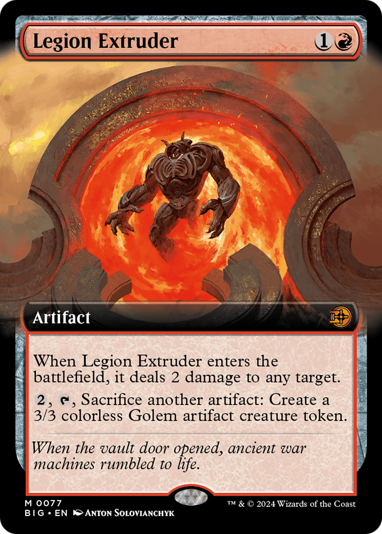 Legion Extruder (Extended Art) [Outlaws of Thunder Junction: The Big Score] | Arkham Games and Comics