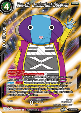 Zen-Oh, Omnipotent Observer (Unison Warrior Series Boost Tournament Pack Vol. 7) (P-373) [Tournament Promotion Cards] | Arkham Games and Comics