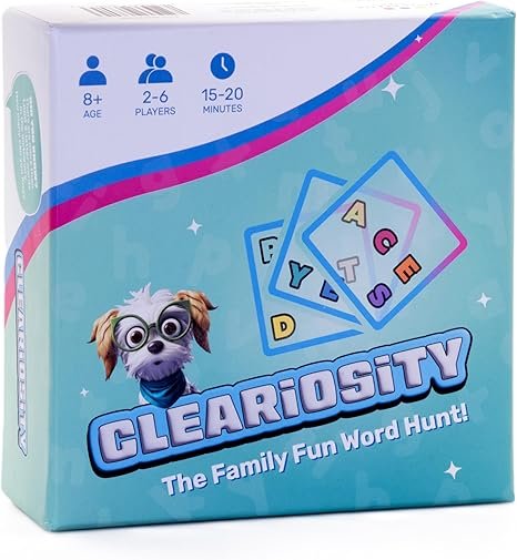 Cleariosity Word Hunt Game | Arkham Games and Comics