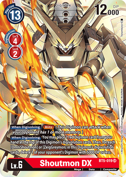 Shoutmon DX [BT5-019] [Battle of Omni] | Arkham Games and Comics