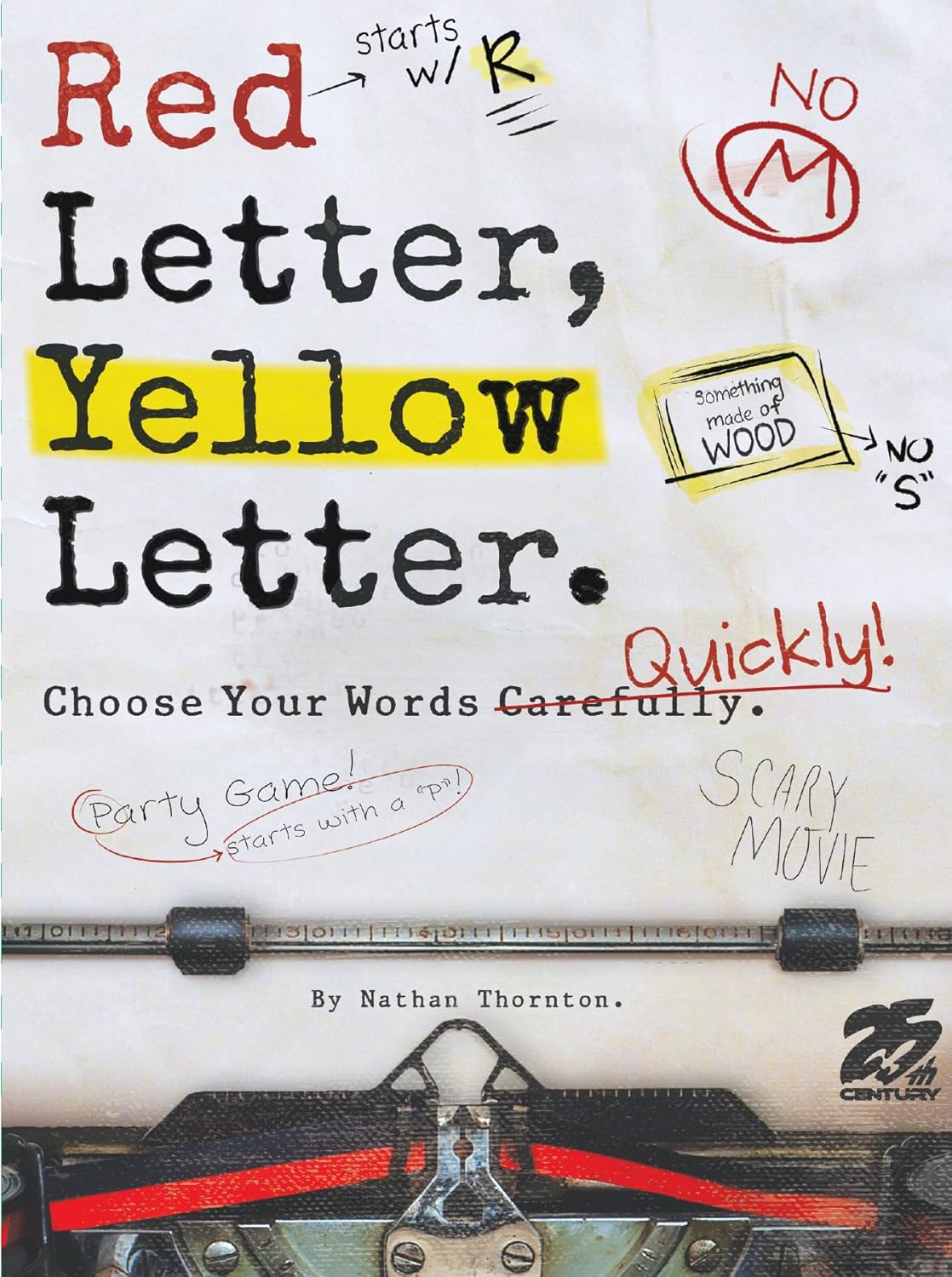 25th Century Games, Red Letter Yellow Letter | Arkham Games and Comics
