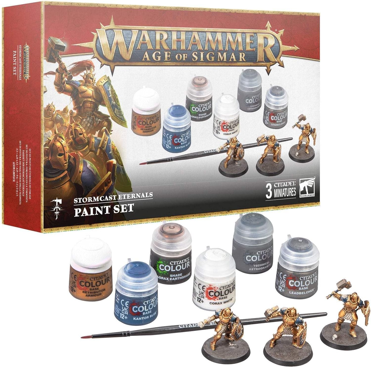 Warhammer: Age of Sigmar - Stormcast Eternals Paint Set | Arkham Games and Comics