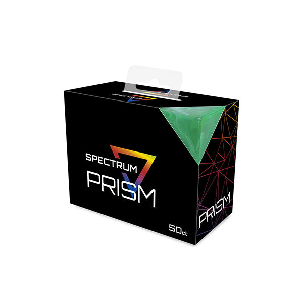 Deck Case Prism- 50 ct. Jade Green | Arkham Games and Comics