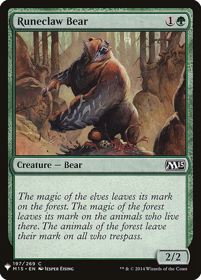 Runeclaw Bear [Mystery Booster] | Arkham Games and Comics