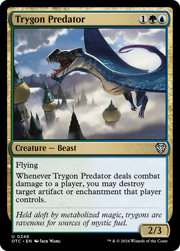 Trygon Predator [Outlaws of Thunder Junction Commander] | Arkham Games and Comics