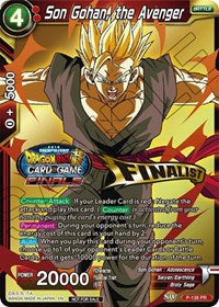 Son Gohan, the Avenger (Championship Final 2019) (Finalist) (P-138) [Tournament Promotion Cards] | Arkham Games and Comics