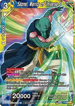 Saonel, Warrior of Universe 6 (Tournament Pack Vol. 8) (P-391) [Tournament Promotion Cards] | Arkham Games and Comics