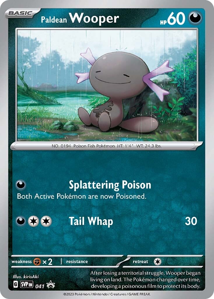 Paldean Wooper (041) [Scarlet & Violet: Black Star Promos] | Arkham Games and Comics