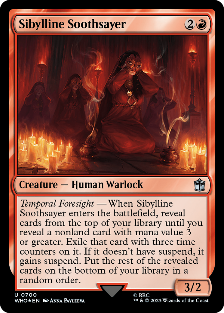 Sibylline Soothsayer (Surge Foil) [Doctor Who] | Arkham Games and Comics