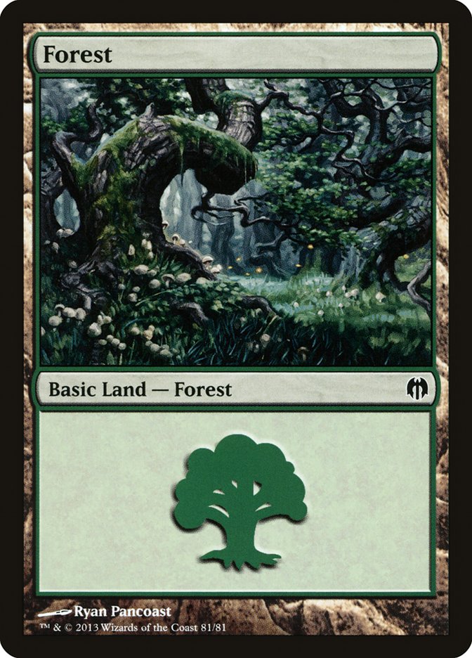 Forest (81) [Duel Decks: Heroes vs. Monsters] | Arkham Games and Comics