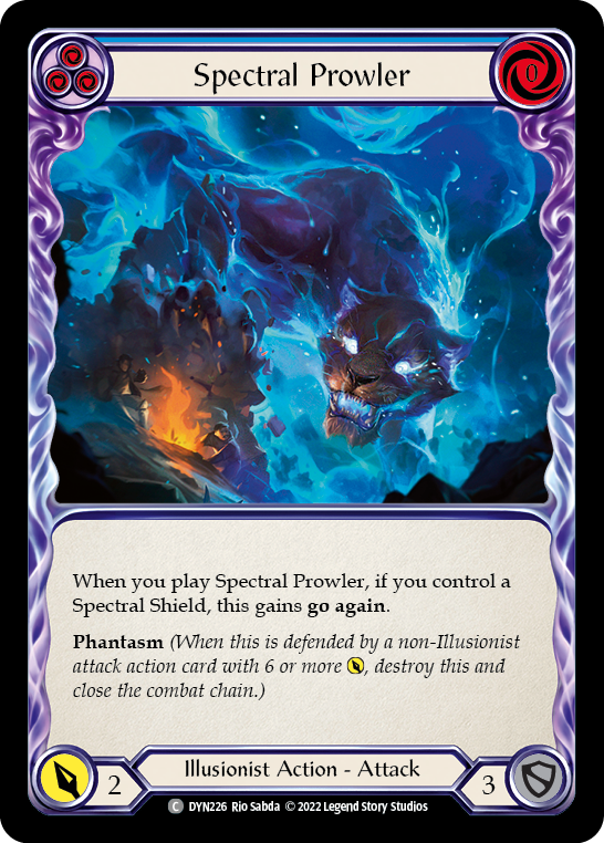 Spectral Prowler (Blue) [DYN226] (Dynasty) | Arkham Games and Comics