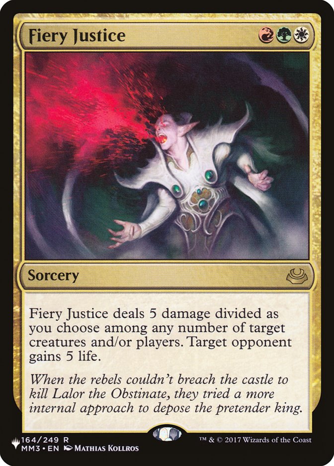Fiery Justice [The List] | Arkham Games and Comics
