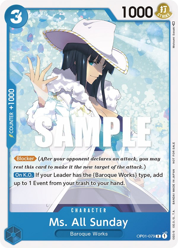 Ms. All Sunday (Promotion Pack 2023) [One Piece Promotion Cards] | Arkham Games and Comics