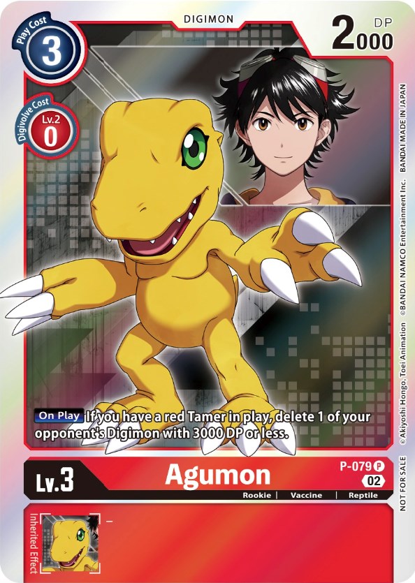 Agumon [P-079] (Digimon Survive Anime Expo 2022) [Promotional Cards] | Arkham Games and Comics