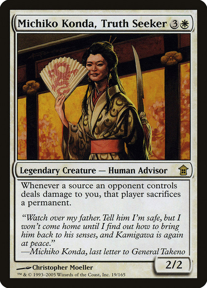 Michiko Konda, Truth Seeker [Saviors of Kamigawa] | Arkham Games and Comics