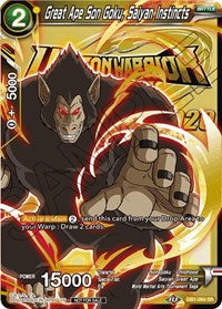 Great Ape Son Goku, Saiyan Instincts (DB1-064) [Tournament Promotion Cards] | Arkham Games and Comics